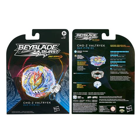 Beyblade Burst Pro Series Cho Z Valtryek Spinning Top Starter Pack Attack Type Battling Game