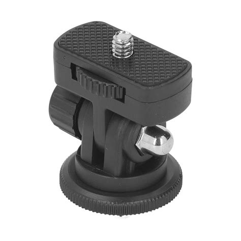 Micro SLR Hot Shoe Adapters Locking Knob SLR Hot Shoe Adapters In Screw Hole Degree Tilt