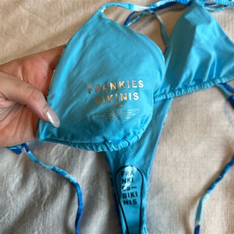 Frankie S Bikinis Swim Frankies Bikinis Tia String Triangle Bikini