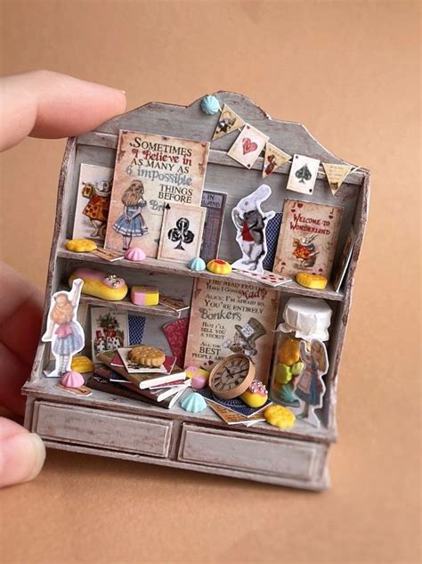 Alice In Wonderland Dollhouse Miniatures Diy Diy Doll Miniatures