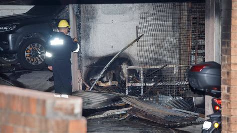 Gladesville Garage Fire Destroys Cars And Leaves Two Hospitalised