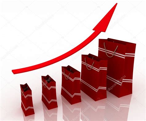 Sales growth chart — Stock Photo © 3DDock #11279624