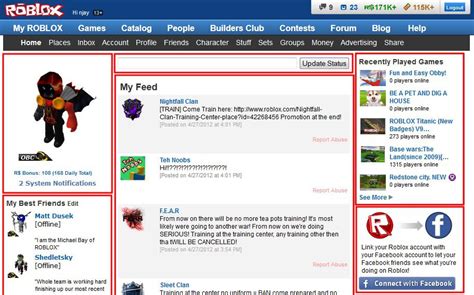 pt.2 remember when roblox website used to look like this(not my account ...