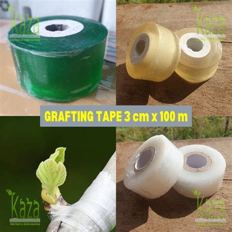 Jual Grafting Tape 3 Cm Okulasi Enten Sambung Pucuk Perbanyakan Tanaman