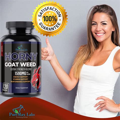 Horny Goat Weed Extra Strength With Maca L Arginine Ginseng 120