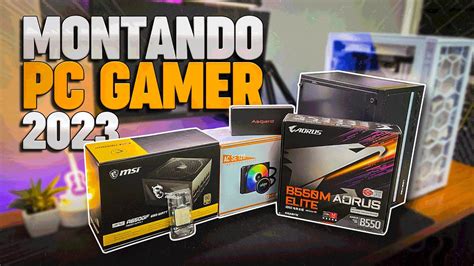 Montei um PC GAMER BARATO para RODAR TUDO em 2023 peças do