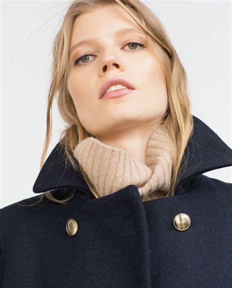 Line Wool Coat Collection Woman New In Zara United Kingdom Outerwear Women Wool Coat