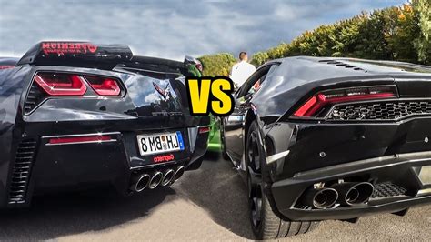 Lambo Vs Corvette Stingray