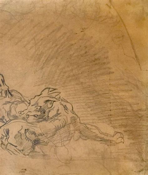 Proantic DELACROIX Eugène 1798 1863 Etude Plafond d Apollon au Lou