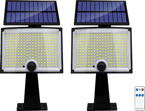 Lámpara Solar Exterior KOSCHEAL 113 LED 10W 6500K ǀ 3 Modos 270