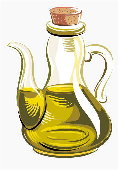 Olive Oil Food - Olive Oil Cartoon Png, Transparent Png - kindpng