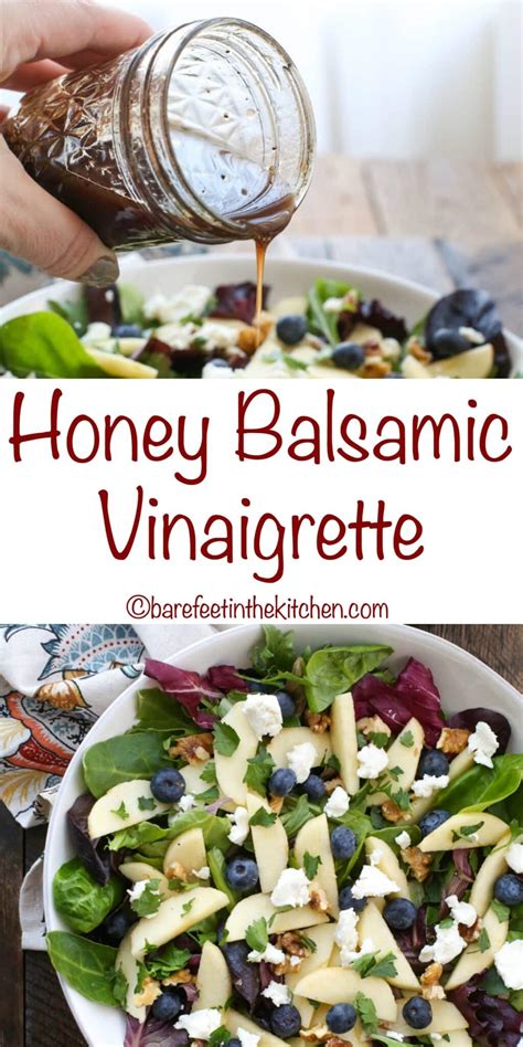 Honey Balsamic Vinaigrette Barefeet In The Kitchen