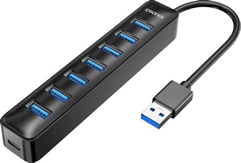 IDsonix Hub USB 3 0 7 Puertos 5 V 3 A Powered USB Hub 5 Gbps Alta