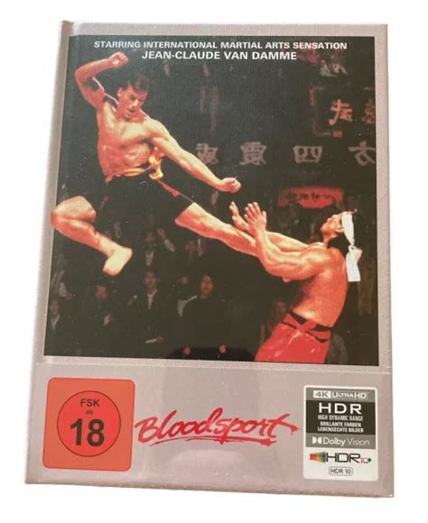 Uhd K Ultra Hd Blu Ray Bloodsport Jean Claude Van Damme Uncut