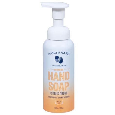 Hand In Hand Foaming Hand Soap Citrus Grove Pk Fl Oz Kroger