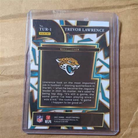 Panini Select Turbocharged Tur Trevor Lawrence Rc Ebay