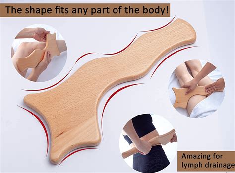 Buy Hovom Wooden Lymphatic Drainage Tool Wooden Gua Sha Tools Wood