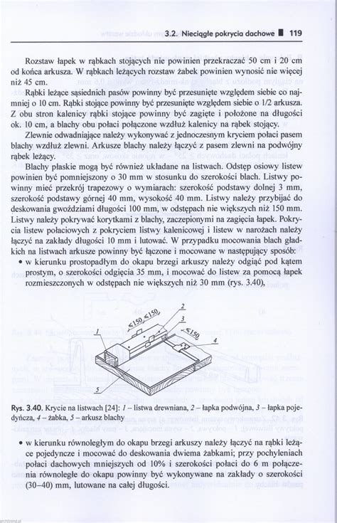 Nowoczesne hydroizolacje budynków Część 2 Pokrycia dachowe ARCHITREND