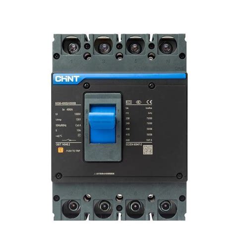 Chint Mccb NXM Series 3 4 Pole 400A Plastic Case Circuit Breaker