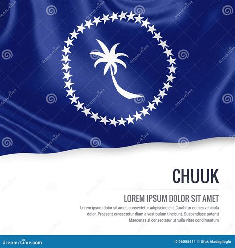 Chuuk Flag Map Flat Design Vector Illustration | CartoonDealer.com ...