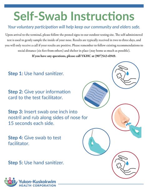 File Self Swab Instructions Pdf Guide To Ykhc Medical Practices