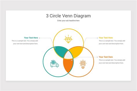 Three Circle Venn Diagram Template