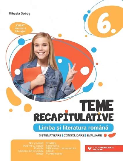 Limba Si Literatura Romana Clasa 6 Teme Recapitulative De Mihaela