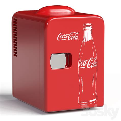 Coca Cola mini fridge - Kitchen appliance - 3D model