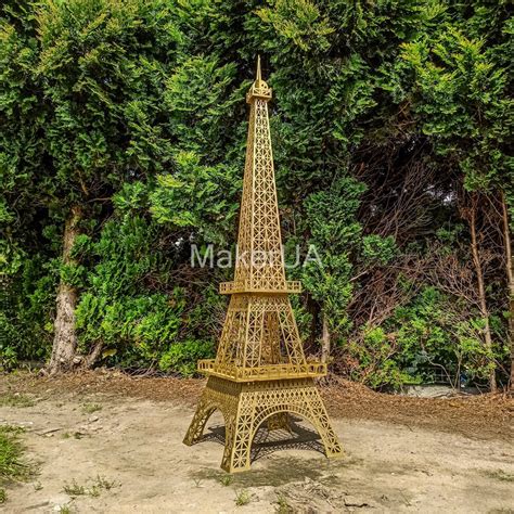 Golden Eiffel Tower Eiffel Tower Decor Eiffel Tower Statue Wood Sculpture Birthday Party