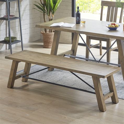 Laurel Foundry Modern Farmhouse Kendig Wood Dining Bench And Reviews