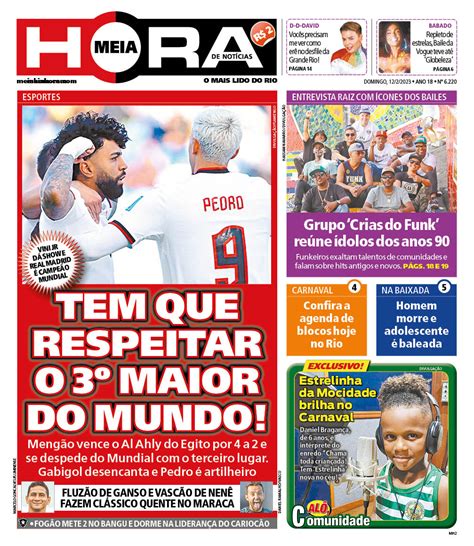 Futpapers On Twitter Capa Do Meia Hora