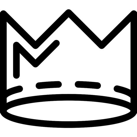 Royal Crown Outline With Line Details Vector Svg Icon Svg Repo