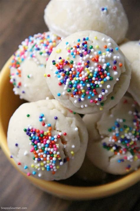 Italian Lemon Cookies (with sprinkles!) - Snappy Gourmet