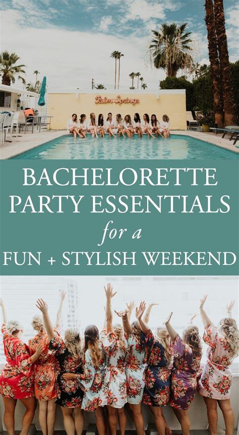 Bachelorette Party Essentials For A Fun Weekend Junebug Weddings