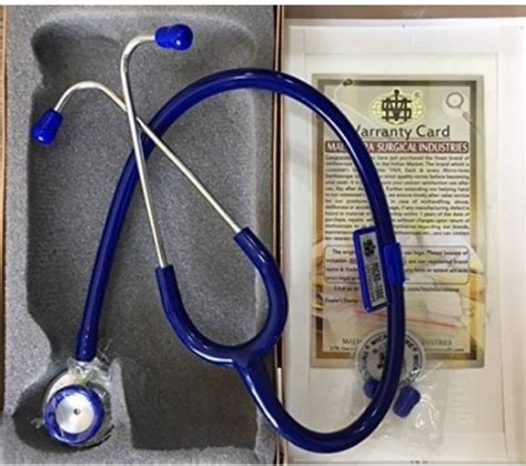 Double Sided Microtone Msi Stethoscope Dual Head Polished Alloy