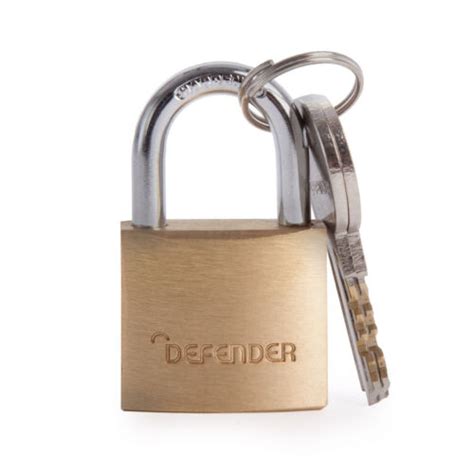 Henry Squire Brass Padlock Branded Defender 30mm 5 Pin Cylinders 2