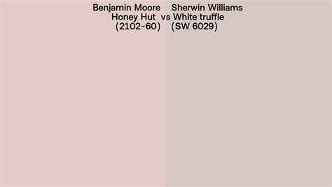 Benjamin Moore Honey Hut 2102 60 Vs Sherwin Williams White Truffle Sw 6029 Side By Side