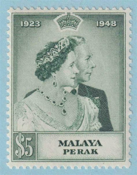 Malaya Perlis Mint Lightly Hinged Og No Faults Very Fine Hcj