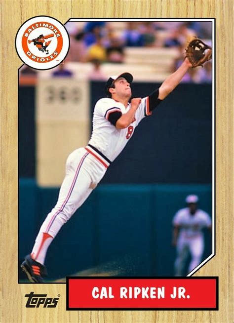 Pin By Cody Pierce On Baseball Bonanza Cal Ripken Jr Baseball Cards