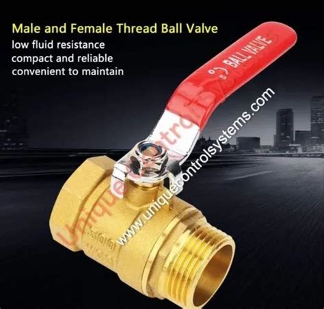 Brass Ball Valve Male Female For Industrial At ₹ 130 Piece In