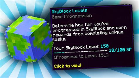 NEW Skyblock Levels Update Progression Hypixel Skyblock News YouTube