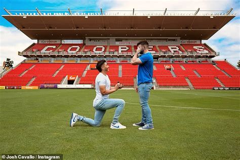 Football S First Openly Gay Player Josh Cavallo Announces His Engagement Photos