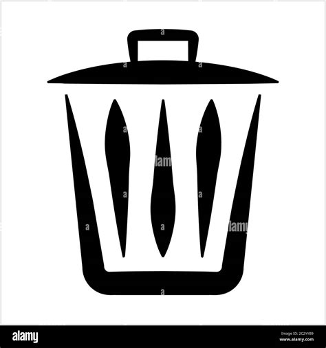 Trash Can Icon Vector Art Illustration Stock Vector Image And Art Alamy