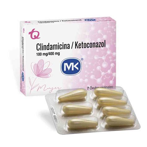 KETOCONAZOL CLINDAMICINA 400 100MG OVULOS CAJA CON OVULOS