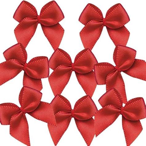 Pcs Small Red Bows For Crafts Cm Bows For Crafts Small Red Bows