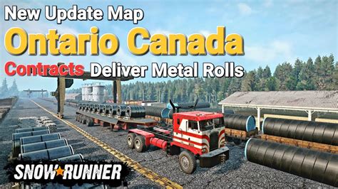 New Update Map Ontario Canada Contracts Deliver Metal Rolls In