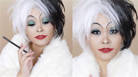 Cruella De Vil Makeup Tutorial Jaaackjack Youtube