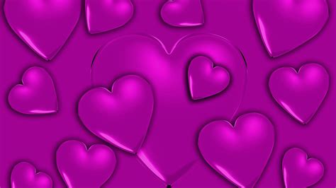 Purple Heart Shapes Background Hd Purple Wallpapers Hd Wallpapers