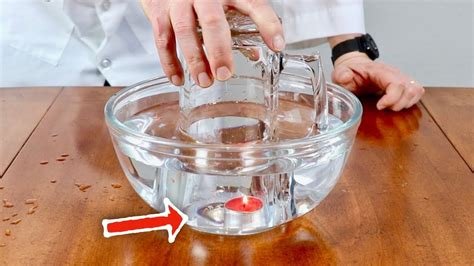 Underwater Candle Cool Science Experiment Youtube