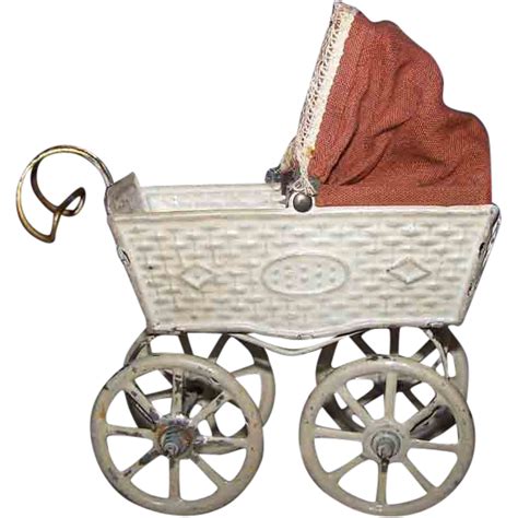 Sweet Little German Tin Baby Carriage Baby Carriage Vintage Pram